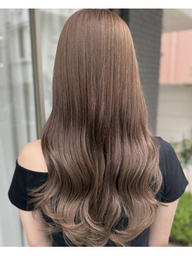 ソレイユ(Soleil) ミルクティーベージュ/グレージュ/ブリーチなしダブルカラー