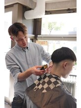 【高橋 怜玖】フェード・刈り上げ特化　男らしいメンズスタイルが得意！