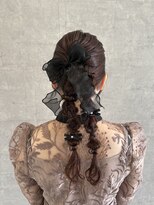 カラーサイ(color彩)&nbsp;ヘアアレンジ/お呼ばれヘア/編みおろし