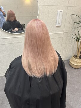 ヘアアンドメイク ルシア 奈良店(hair & make Lucia) ホワイトピンク