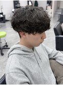 シャドウパーマで楽にかっこよく