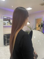 hanz.hair【ハンズヘアー】髪質改善/縮毛矯正/ハイライト/メテオカラー&nbsp;イヤリングカラー