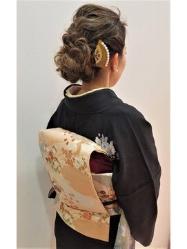 ラチャウ(La.Ciau) 訪問着着付け&ヘアセット１０８００円