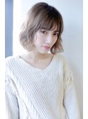 『LOBBY』田野上 くせ毛エアリー大人ボブ