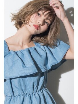 クアトログランシュ ひたちなか店(QUATRO×GranCieux) 【QUATRO】切りっぱなし外ハネボブ