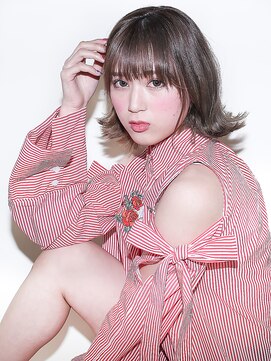 ラックスビー シュクラン 八戸ノ里駅前店(LUXBE SHUKRAN) モテかわボブスタイル【LUXBE 八戸ノ里駅前店】