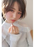 ボブ感を残したショート