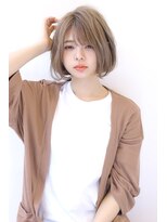 オーロ 宝塚店(ORO)&nbsp;イメチェンひし形シルエット束感ショートマッシュグレーベージュ