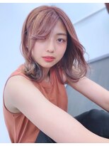 ログネオン(.6 -ROGU- neon)&nbsp;《ログネオン》ピンクベージュ×イヤリングカラー