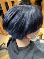 オーブ ヘアー リリー 博多2号店(AUBE HAIR lily) インナーカラーターコイズブルー！