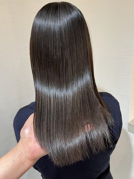 オースティン 門前仲町(AUSTIN) 大人かわいい前髪セシルカットココアブラウンフリンジウェーブ