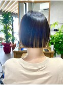切りっぱなしボブ