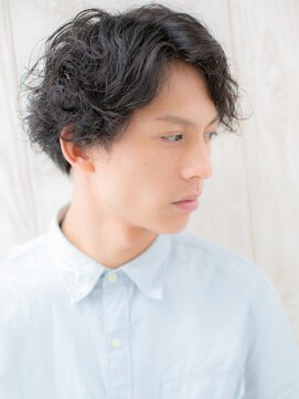 トニーアンドガイ メン 与野駅前店(TONI&GUY MEN) セミウエットゆるふわ巻きエアリーマッシュパーマi与野