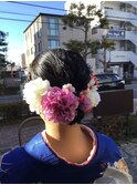 成人式アレンジ