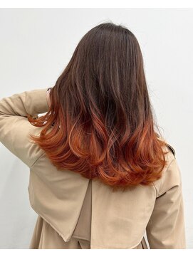 アライブ キチジョウジ(ALIVE Kichijoji) 【ALIVE吉祥寺】オレンジブラウングラデーションカラー