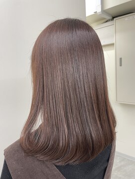 ラベスト バイ セロ 池袋メトロポリタン前(LOVEST by CERO) ツヤ感ブラウンカラー