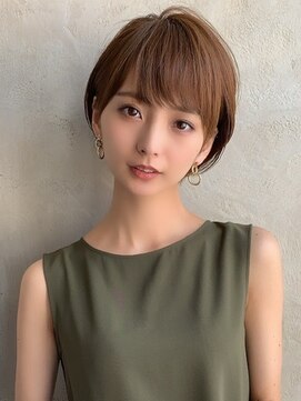 アフロート ルヴア(AFLOAT RUVUA) みねスタイル♪ 似合わせ ショート ボブ 30代 40代 小顔 新宿