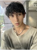 MEN’S HAIR/波巻ツイストスパイラル/フェザーパーマ/銀座