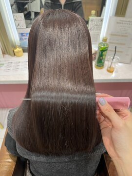 ザトエル 栄(THE TOEL) 髪質改善メテオカラーマロンショコラベージュブラウンミディアム