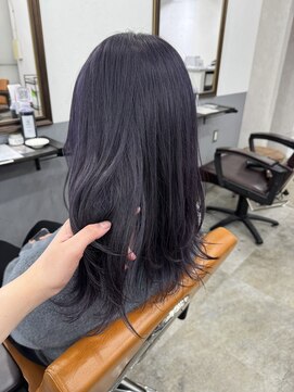 アジールヘア 北千住駅西口店(agir hair) ダークラベンダー ラベンダーカラー