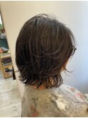 レイヤーボブ×波巻きパーマ♪