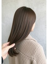 アントワープトーキョー(antwerp TOKYO)&nbsp;30代40代オリーブべージュ酸性ストレート髪質改善ハイライト