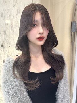 シーシンジュク 新宿南口(Sea shinjuku) 大人ガーリー×ダークアッシュ[似合わせカット/ミディアム]