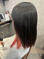 ヘアーザラブズラフズ オーガニカ 北九州(HAIR THE LOVES LAUGHS ORGANICA)&nbsp;インナーブリーチ/レッド