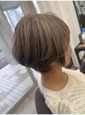 【白髪ぼかし】ショートボブ