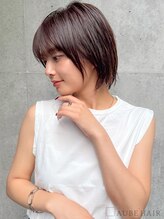 オーブ ヘアー フレイヤ 岩国店(AUBE HAIR freya) 20代・30代_顔周りカット_ナチュラルショートヘア