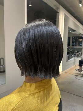 ヘア デザイン リスク(HAIR DESIGN RISK) 【飛澤広偉】20代30代40代 外ハネボブ 外ハネ ショートボブ