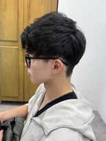 サイドスッキリ！アップバングカット☆