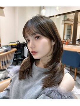 ロンドアベニール 北千住(Lond avenir) 韓国ヘア/レイヤーカット/顔周り/前髪カット/北千住/髪質改善