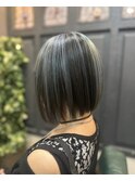 切りっぱなしボブ