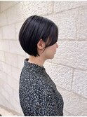 伸ばしかけスタイル　ショートボブ　京都美容室　進詩織