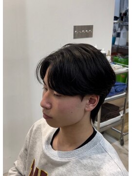 エッジ(EDGE) 大分メンズ毛流れニュアンスノーマルパーマ刈らないショート