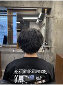 サーフカール/フェザーパーマ/ブルーブラック【都賀/メンズ】