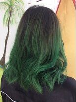 アンククロス 那覇店 グリーングラデーション