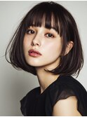 ショートボブ/ストレートボブ/前下がりボブ髪質改善20代30代40代