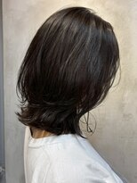 エリマ 武蔵小杉(elima) 武蔵小杉大人くびれミディアムレイヤーボブ顔まわりカット30代