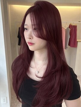 シェリ(che'rie) 韓国ヘアーハッシュカットレイヤーカットハイライトカラー