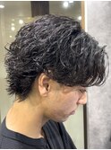 江戸川区サーフカール/メンズパーマ/波巻きスパイラル