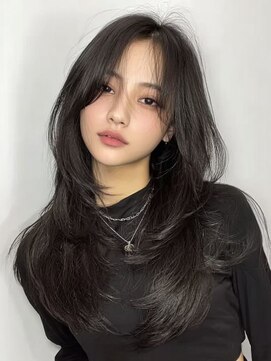 新宿/新宿駅/縮毛矯正/前髪カット/レイヤーカット/韓国