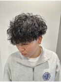 無造作スパイラルパーマ