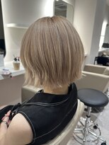 アイトーキョー 名古屋2nd(AI TOKYO) レイヤーボブ/ミルクティ/ベージュ/顔周り/栄/矢場町