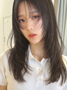 ケーツー 谷町(K-two)の写真/顔周りや全体の量感を計算♪似合わせ骨格補正カット×絶妙カラーで大人の垢抜けヘア*[レイヤーカット/ボブ]