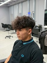 リッチブランドアンドコー(Rich Brand&Co)&nbsp;スパイキーショート　フェード　スペインカール　ルーズパーマ