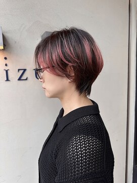 シズク(sizuk) ショート×デザインカラー