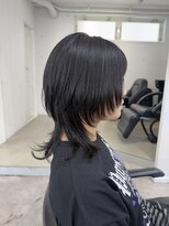 シーン(seen)&nbsp;ハッシュカットロングウルフレイヤーカットシャギーウルフ