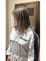 リフル 八王子(RIFULL) ハイライト バレイヤージュ ショート レイヤー 髪質改善